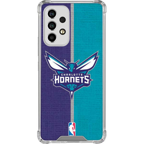 NBA Charlotte Hornets Canvas Galaxy A53 5G Clear Case