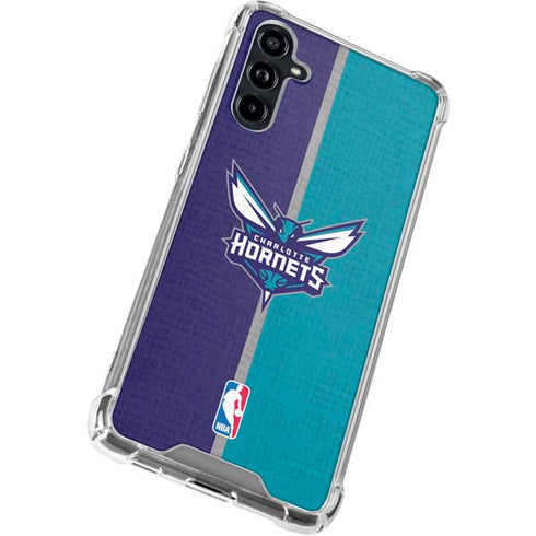 NBA Charlotte Hornets Canvas Galaxy A54 5G Clear Case
