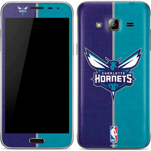 NBA Charlotte Hornets Canvas Galaxy J3 Skin