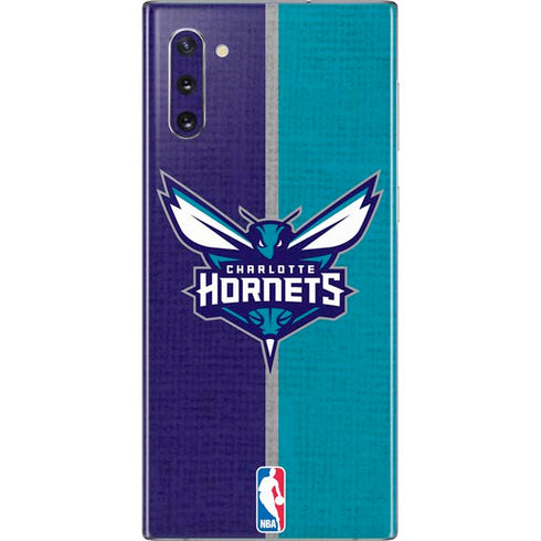 NBA Charlotte Hornets Canvas Galaxy Note 10 Skin