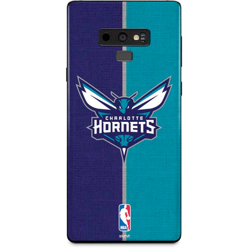 NBA Charlotte Hornets Canvas Galaxy Note 9 Skin