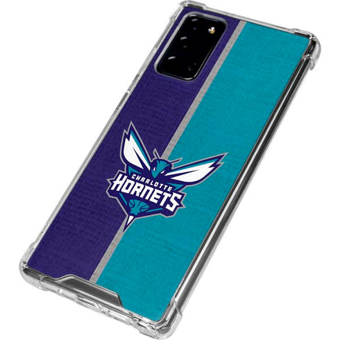NBA Charlotte Hornets Canvas Galaxy Note20 5G Clear Case