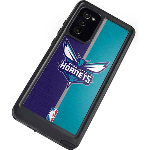 NBA Charlotte Hornets Canvas Galaxy Note20 5G Waterproof Case