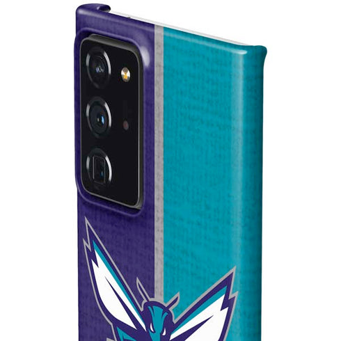 NBA Charlotte Hornets Canvas Galaxy Note20 Ultra 5G Lite Case