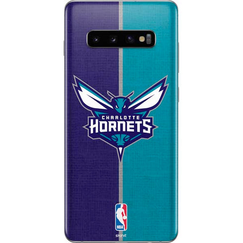 NBA Charlotte Hornets Canvas Galaxy S10 Plus Skin