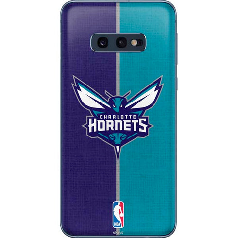 NBA Charlotte Hornets Canvas Galaxy S10e Skin