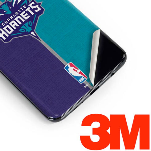 NBA Charlotte Hornets Canvas Galaxy S10e Skin