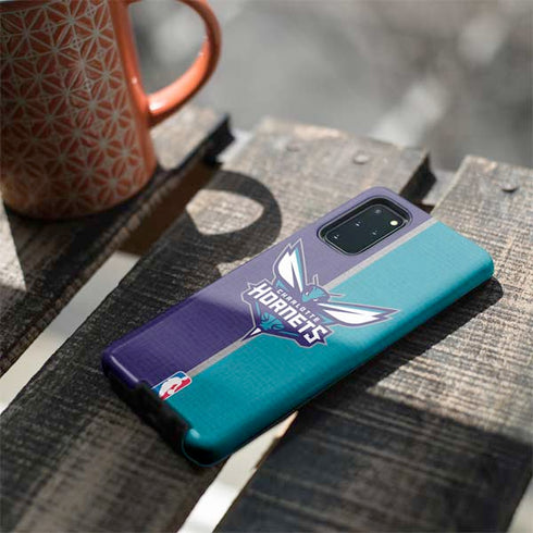 NBA Charlotte Hornets Canvas Galaxy S20 Plus Pro Case