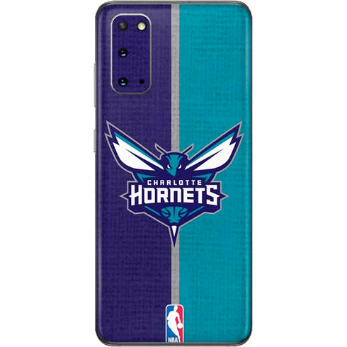 NBA Charlotte Hornets Canvas Galaxy S20 Skin