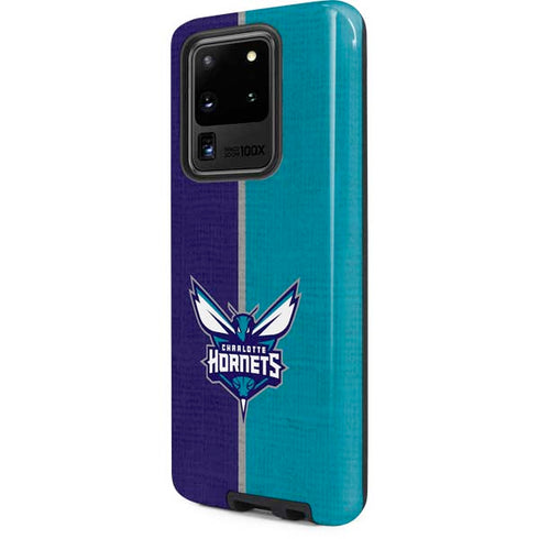 NBA Charlotte Hornets Canvas Galaxy S20 Ultra 5G Pro Case
