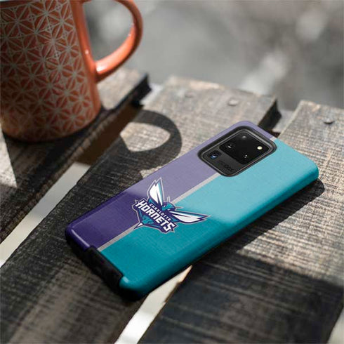 NBA Charlotte Hornets Canvas Galaxy S20 Ultra 5G Pro Case