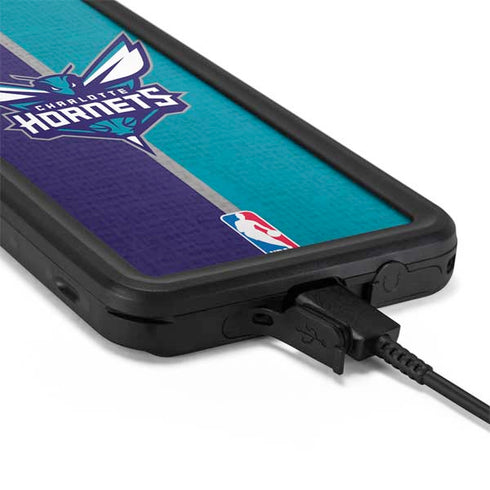 NBA Charlotte Hornets Canvas Galaxy S20 Waterproof Case