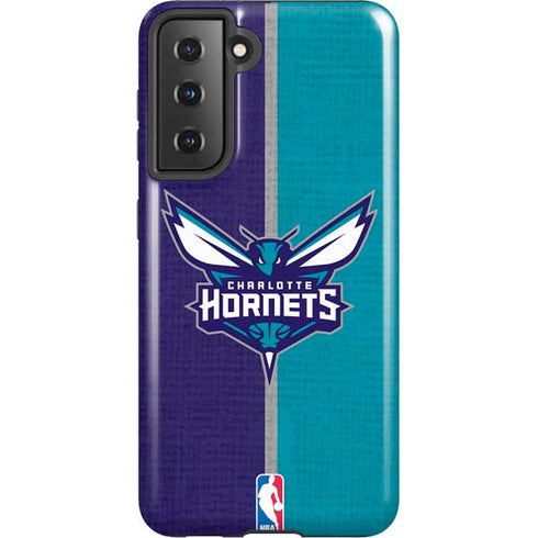 NBA Charlotte Hornets Canvas Galaxy S21 5G Pro Case
