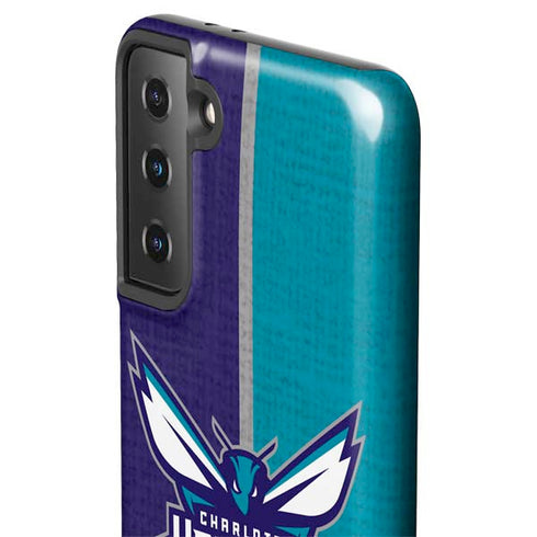 NBA Charlotte Hornets Canvas Galaxy S21 FE Pro Case