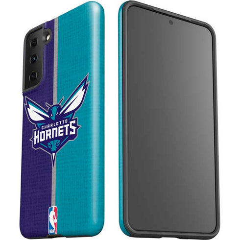 NBA Charlotte Hornets Canvas Galaxy S21 FE Pro Case
