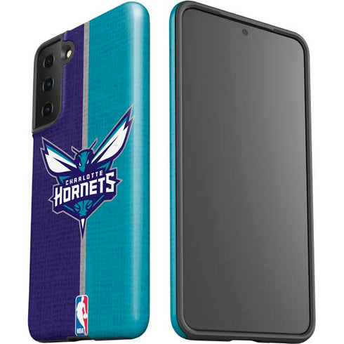 NBA Charlotte Hornets Canvas Galaxy S21 Plus 5G Pro Case