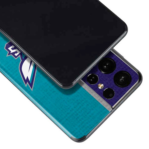 NBA Charlotte Hornets Canvas Galaxy S21 Ultra 5G Skin