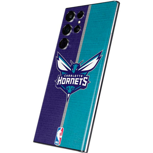 NBA Charlotte Hornets Canvas Galaxy S22 Ultra Skin