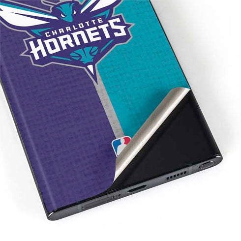 NBA Charlotte Hornets Canvas Galaxy S22 Ultra Skin