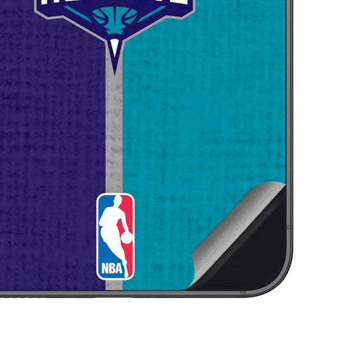 NBA Charlotte Hornets Canvas Galaxy S23 FE Skin