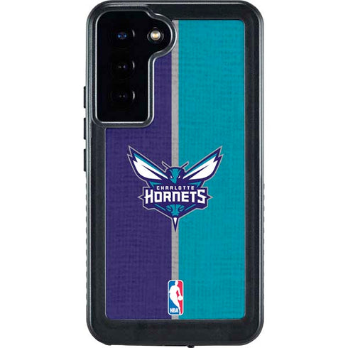 NBA Charlotte Hornets Canvas Galaxy S23 Plus Waterproof Case