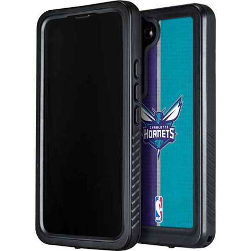 NBA Charlotte Hornets Canvas Galaxy S23 Plus Waterproof Case