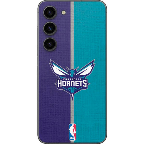 NBA Charlotte Hornets Canvas Galaxy S23 Skin