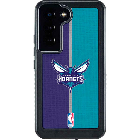 NBA Charlotte Hornets Canvas Galaxy S23 Waterproof Case
