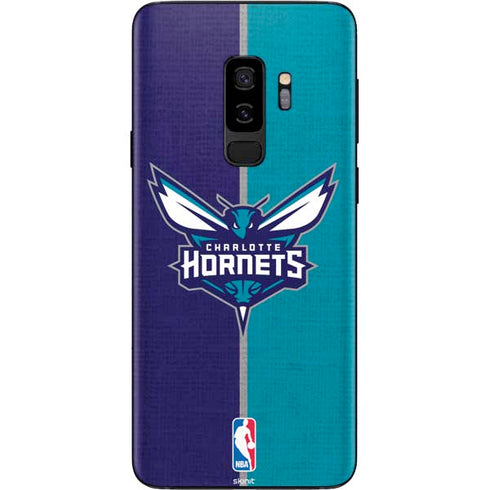NBA Charlotte Hornets Canvas Galaxy S9 Plus Skin