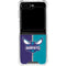 NBA Charlotte Hornets Canvas Galaxy Z Flip5 5G Clear Case