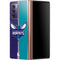 NBA Charlotte Hornets Canvas Galaxy Z Fold2 5G Skin