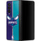 NBA Charlotte Hornets Canvas Galaxy Z Fold3 5G Skin