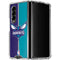 NBA Charlotte Hornets Canvas Galaxy Z Fold4 5G Clear Case