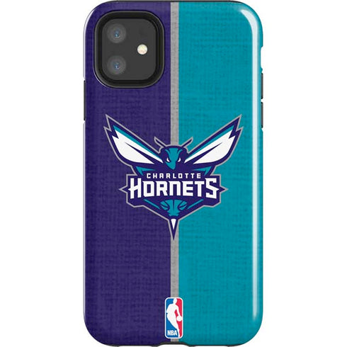 NBA Charlotte Hornets Canvas iPhone 11 Impact Case