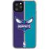 NBA Charlotte Hornets Canvas iPhone 11 Pro Clear Case