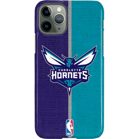 NBA Charlotte Hornets Canvas iPhone 11 Pro Lite Case