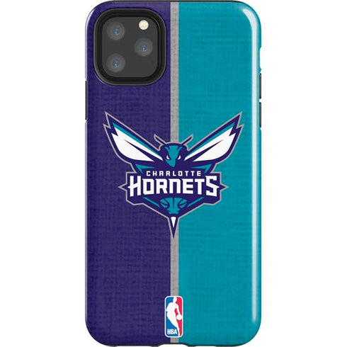 NBA Charlotte Hornets Canvas iPhone 11 Pro Max Impact Case