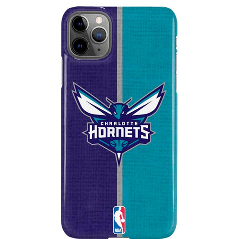 NBA Charlotte Hornets Canvas iPhone 11 Pro Max Lite Case