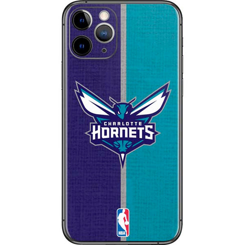 NBA Charlotte Hornets Canvas iPhone 11 Pro Skin