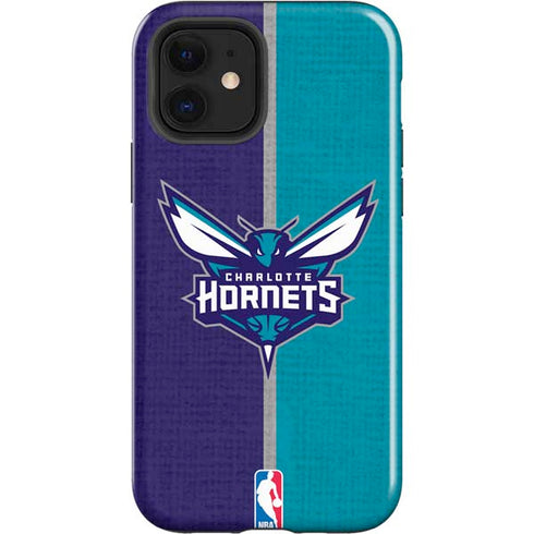 NBA Charlotte Hornets Canvas iPhone 12 Impact Case