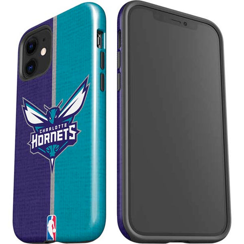 NBA Charlotte Hornets Canvas iPhone 12 Impact Case