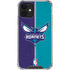 NBA Charlotte Hornets Canvas iPhone 12 Mini Clear Case