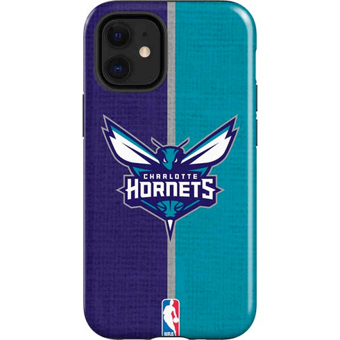 NBA Charlotte Hornets Canvas iPhone 12 Mini Impact Case