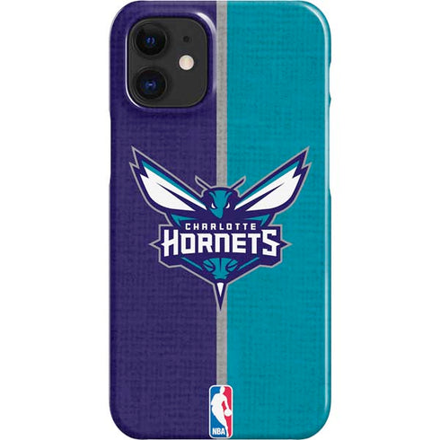 NBA Charlotte Hornets Canvas iPhone 12 Mini Lite Case