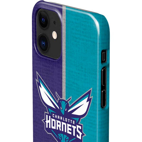 NBA Charlotte Hornets Canvas iPhone 12 Mini Lite Case
