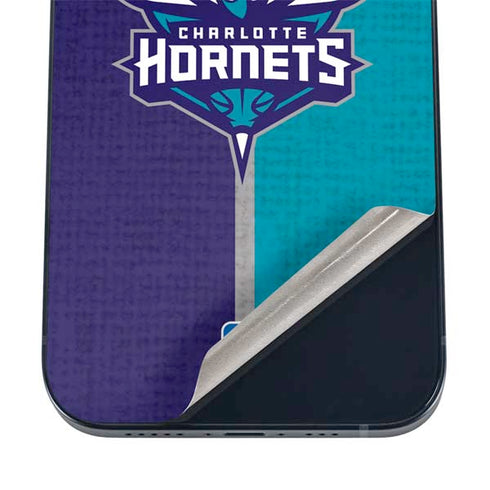 NBA Charlotte Hornets Canvas iPhone 12 Mini Skin