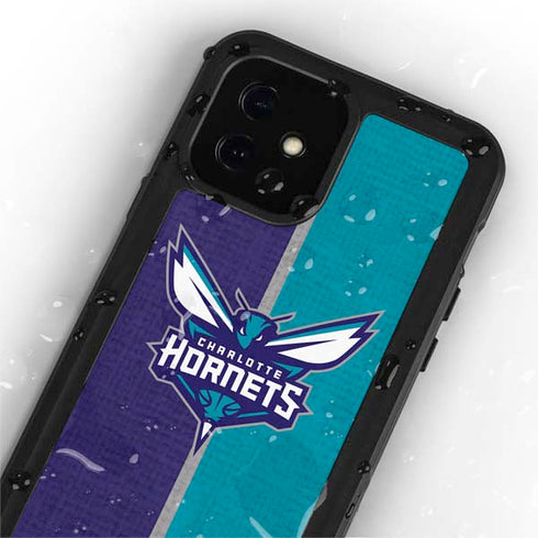 NBA Charlotte Hornets Canvas iPhone 12 Mini Waterproof Case