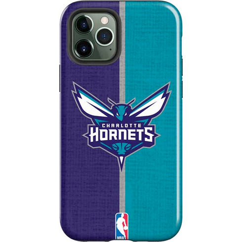 NBA Charlotte Hornets Canvas iPhone 12 Pro Impact Case