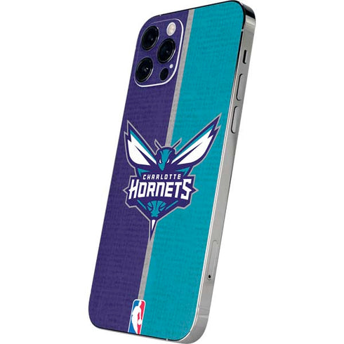 NBA Charlotte Hornets Canvas iPhone 12 Pro Skin