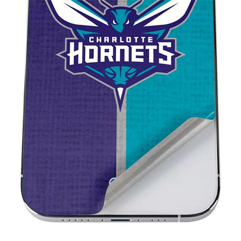 NBA Charlotte Hornets Canvas iPhone 12 Pro Skin